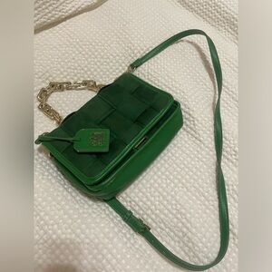 Green velvet Steve Madden purse